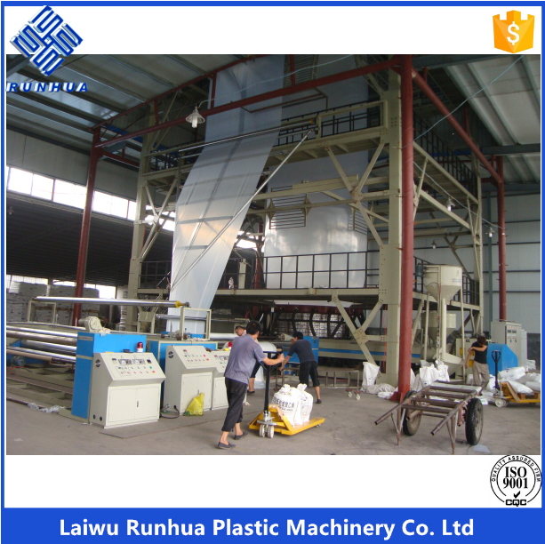 3 layer coextrusion blown greenhouse film blowing machine with gusset - Image 2