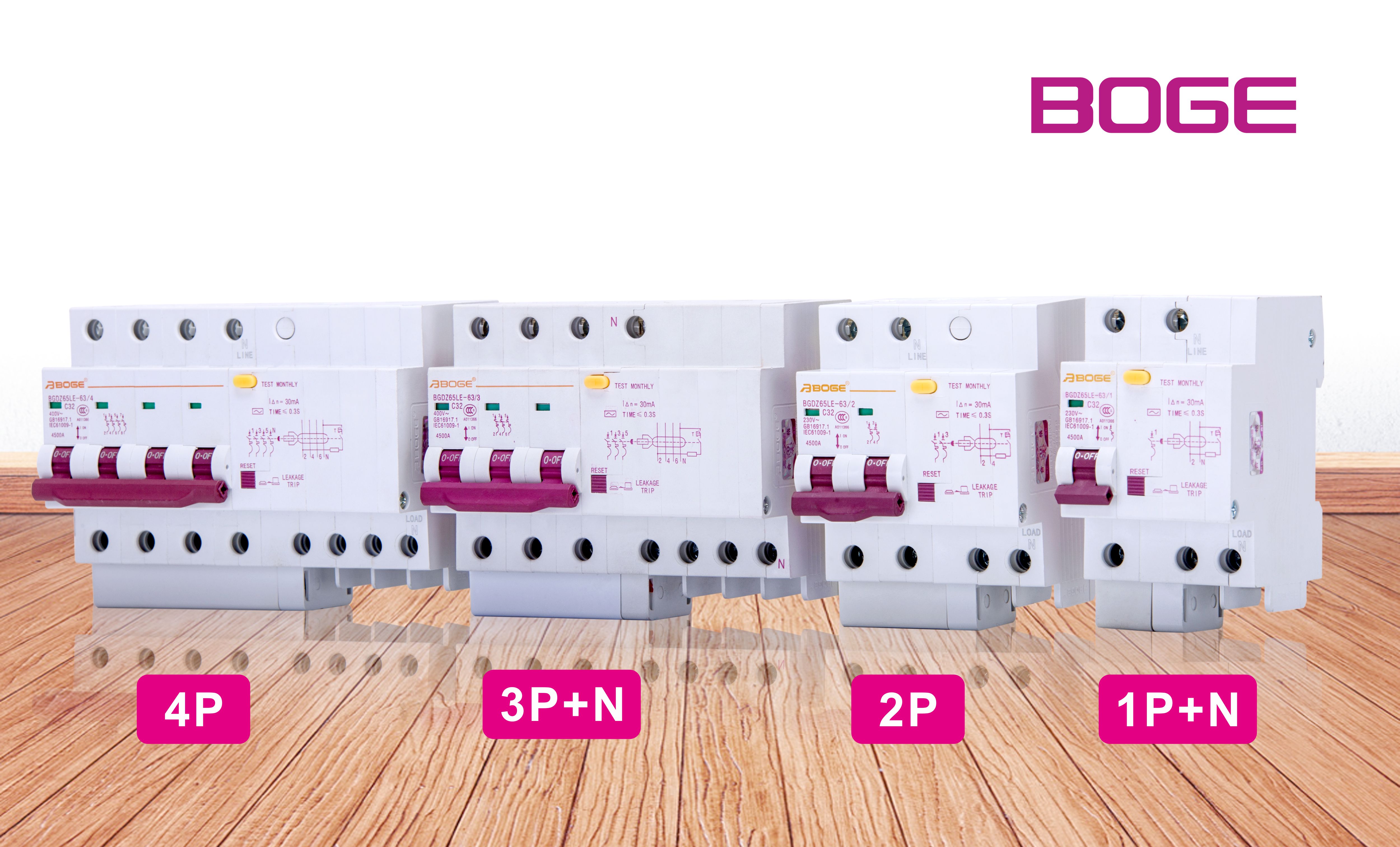 3 POLE RCCB (Residual Current Breaker With Overload Protection) - Image 2