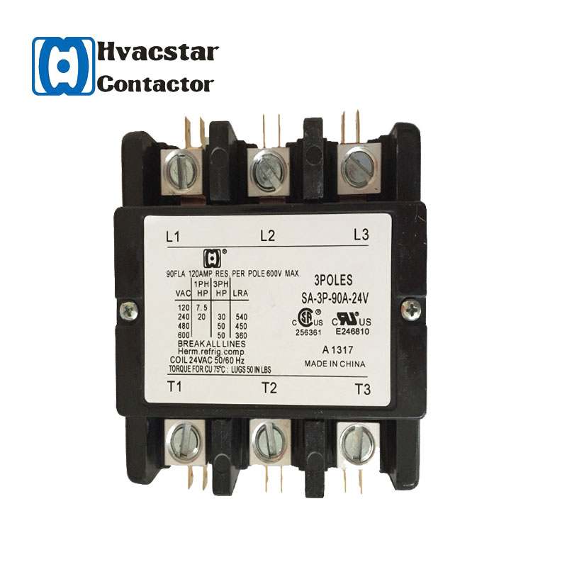 3-Pole 240V 75A AC Definite Purpose Magnetic Contactor