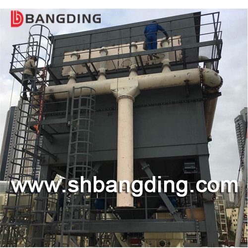30-70m3 mobile port dust proof hopper cement hopper for discharging grain,sand,coal wheel hopper - Image 3