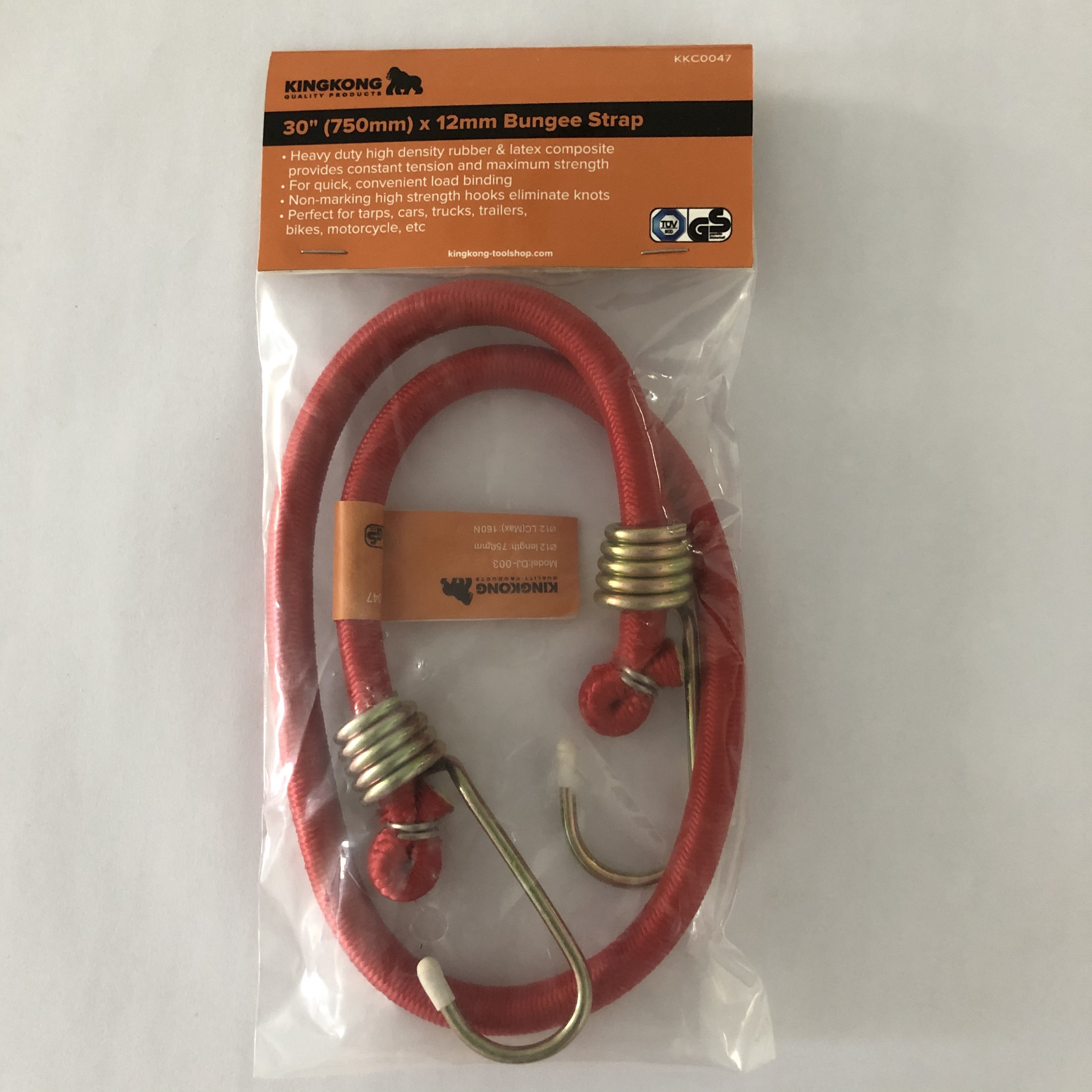 750mm x 12mm Heavy-Duty Bungee Strap