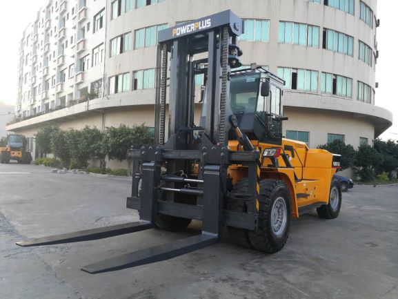 Forklift mast and hydraulic system