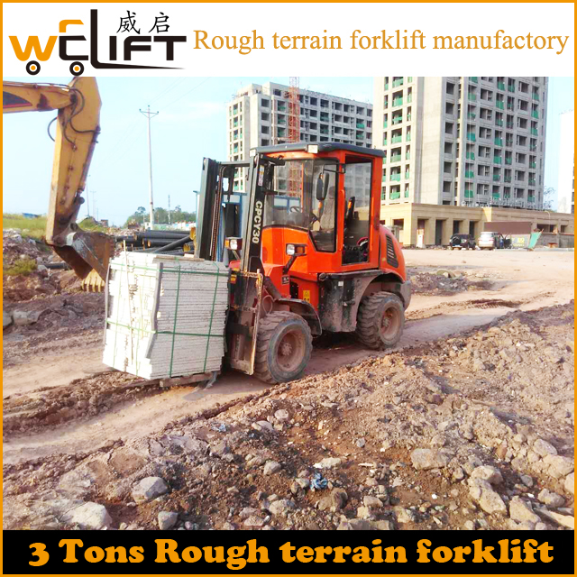 3000kg Rough Terrain Forklift - Image 3