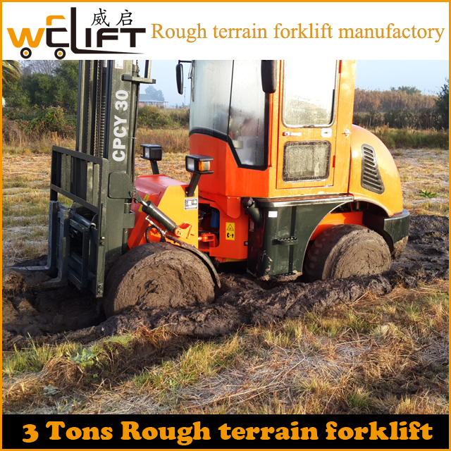3000kg Rough Terrain Forklift - Image 2