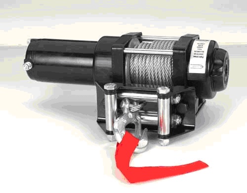 3000 lb Electric Winch for Vehicle Recovery