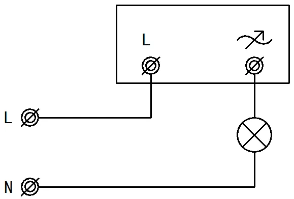 Wiring diagram for 300W LED dimmer switch