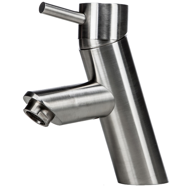 304 Stainless Steel Single-Hole Bathroom Faucet