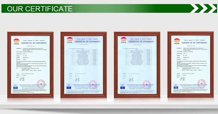Quality certificates