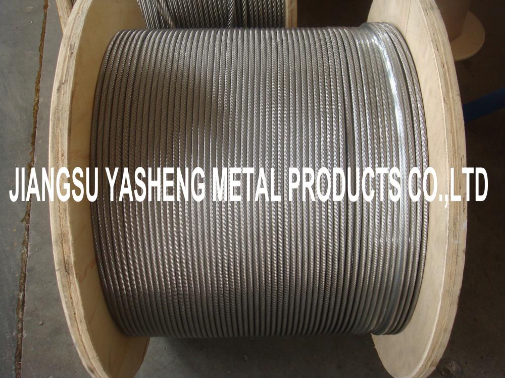 Stainless Steel Wire Rope 1x19