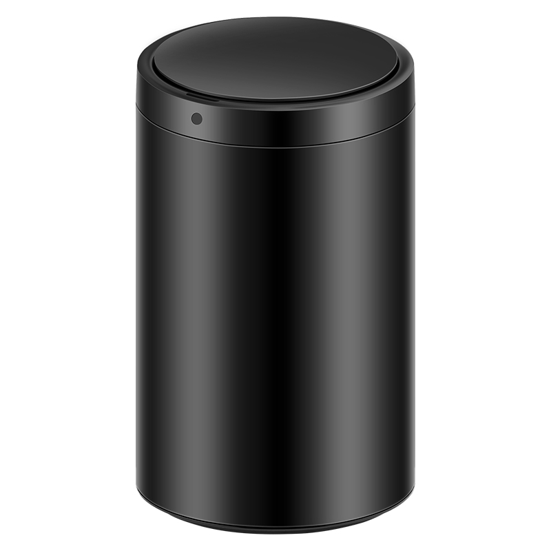 Black Automatic Sensor Trash Can