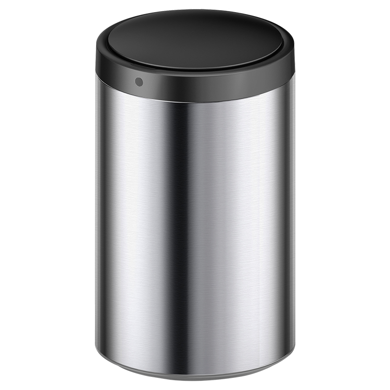 Stainless steel finish sensor bin