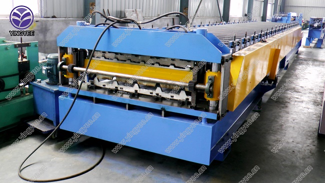 Double Layer Roof Sheet Roll Forming Machine, 30 m/min