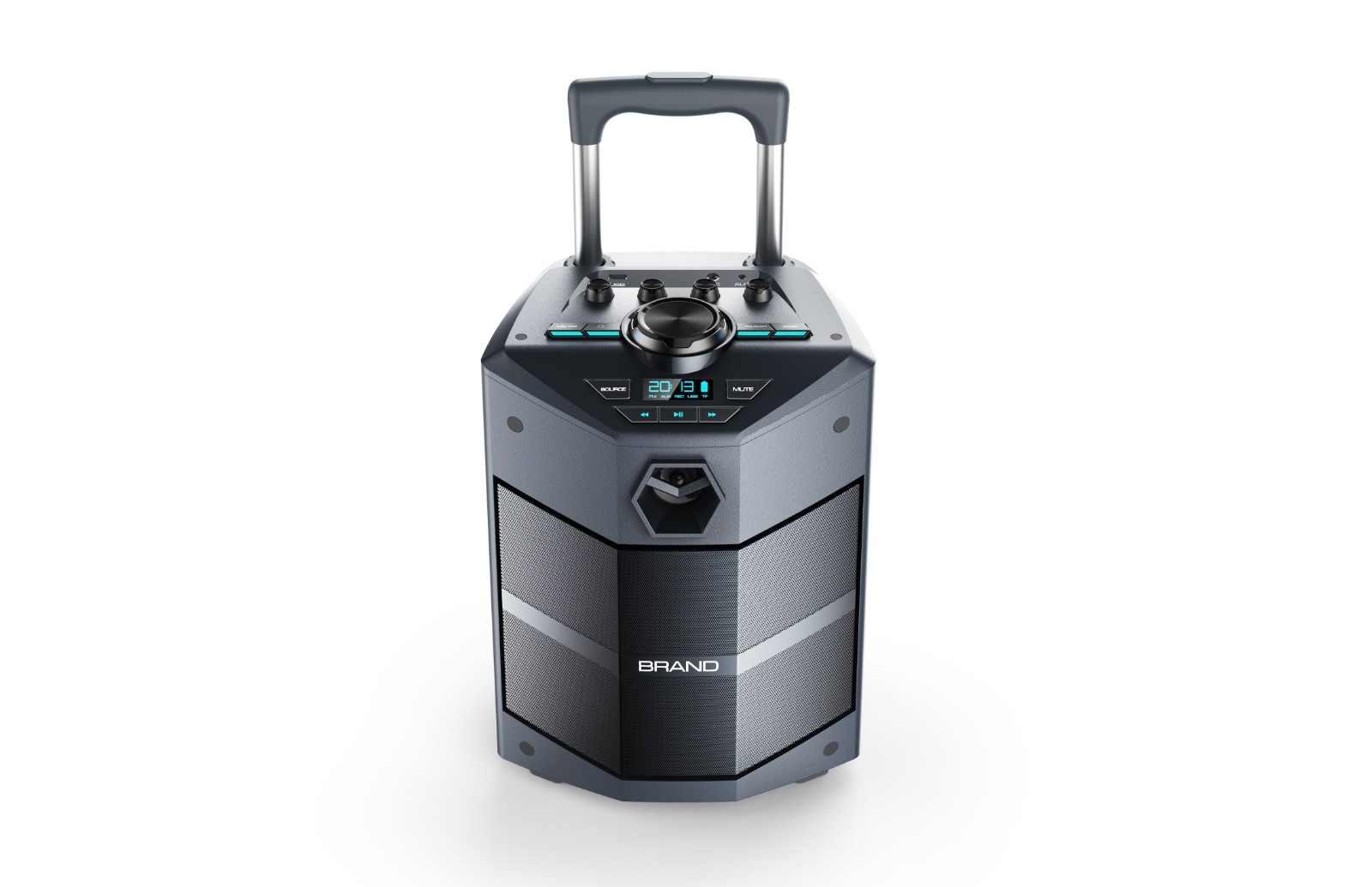 30W Trolley Portable Outdoor Bluetooth Speakers Audio Player Karaoke Speaker - Image 2