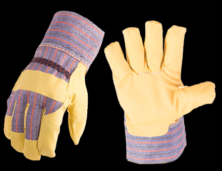 Leather Palm Work Gloves