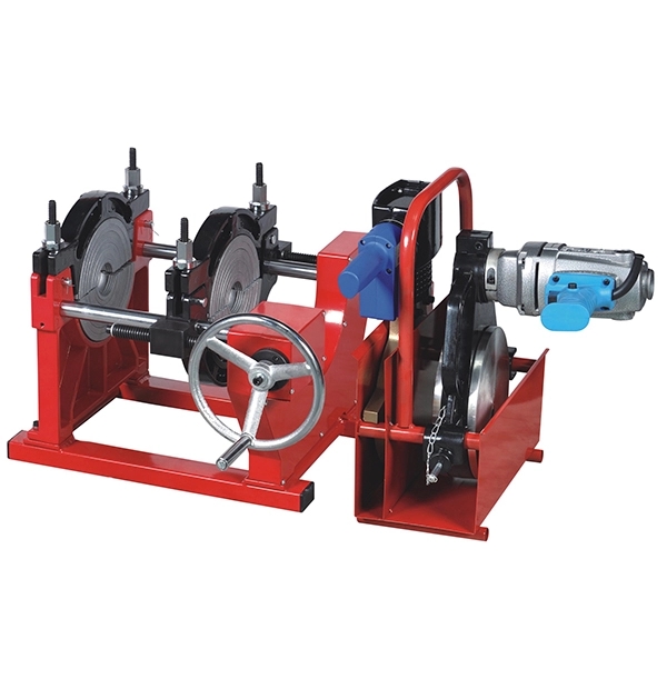 Handwheel control on PE welding machine