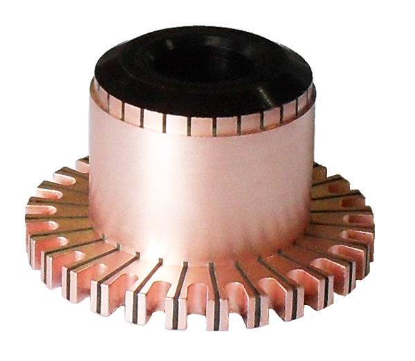 Cylindrical Copper Heat Sink with Radial Fins