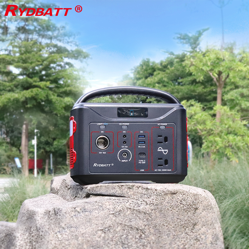 320Wh Solar Camping Power Station DC 12V AC 110V 220V Output 45W Fast Charge For Phone - Image 2