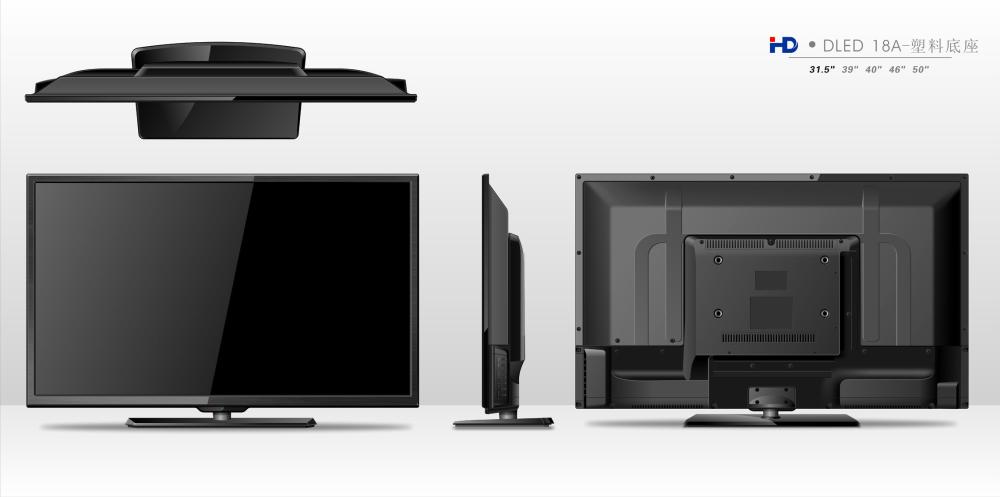 31.5-inch LED Television with Plastic Base