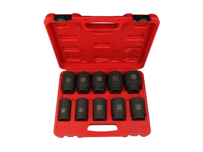 3/4" Drive Metric Deep Impact Socket Set