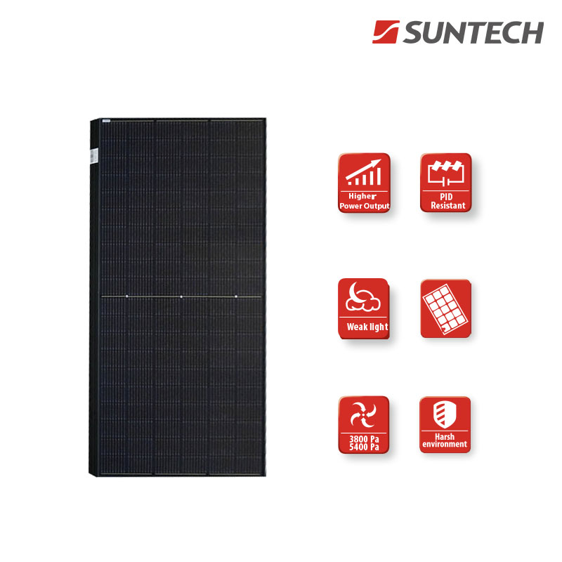 350W Full Black Mono Solar Power Panel Solar Panel PV Module for Solar System - Image 2
