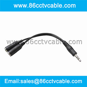 3.5mm Male to Dual RCA Female Stereo Splitter Cable