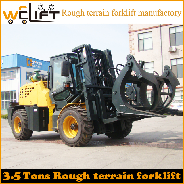 3.5t Ce Certified 4WD Rough Terrain Forklift - Image 2