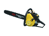 Gasoline Powered Chainsaw with Yellow Housing