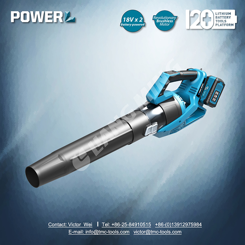 36V(18Vx2) brushless lithium battery cordless garden blower - Image 2