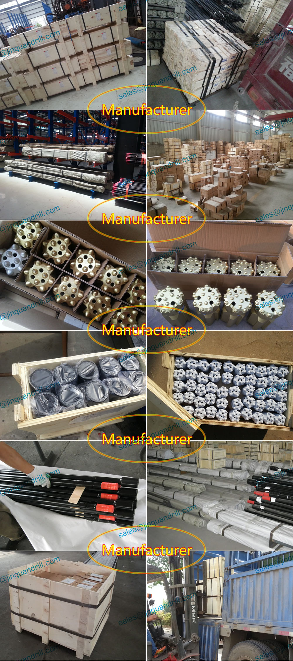 High-quality steel body tapered bits