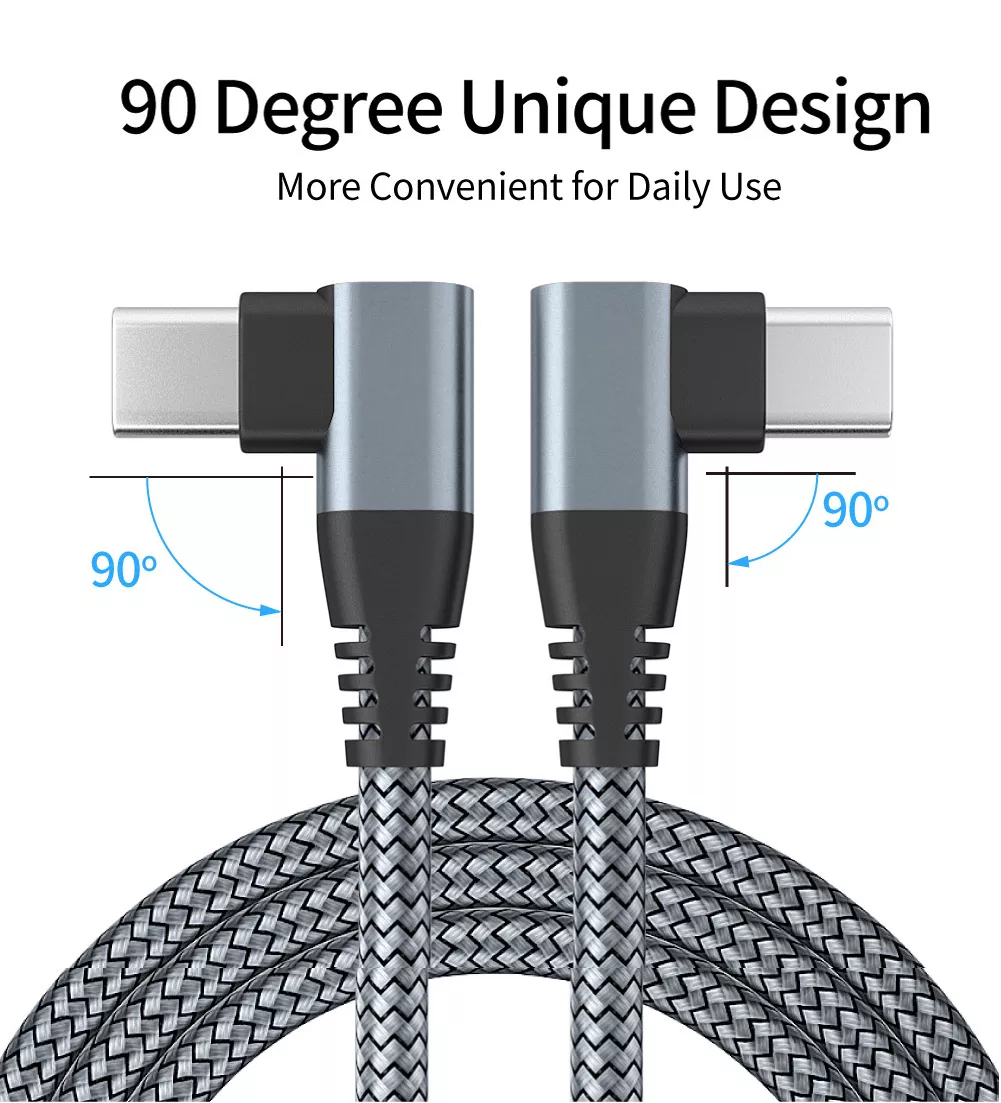 90-degree right angle connector design