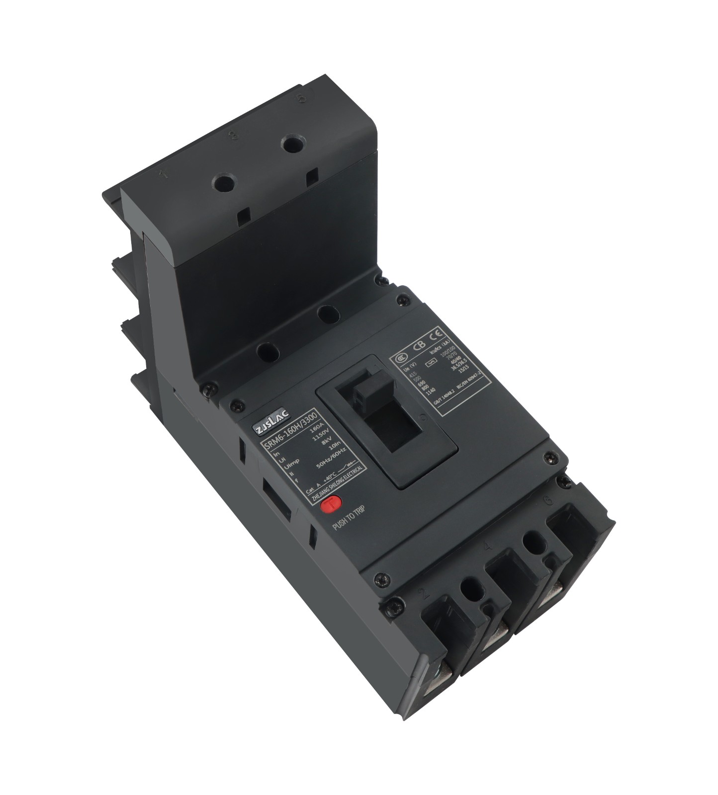 160A 3-Pole Drawout MCCB for 800V Hyundai Busbar Systems