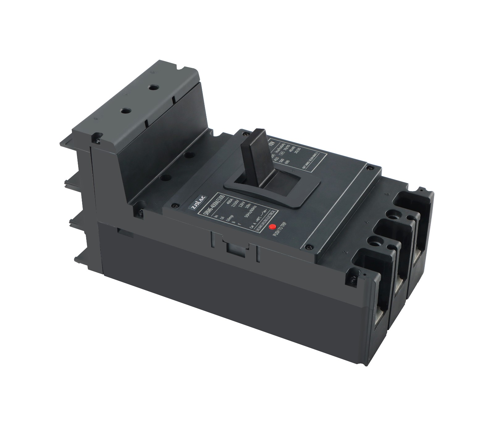 3P 400A Withdrawable Solar Switch High Voltage Molded Case Circuit Breaker - Image 2