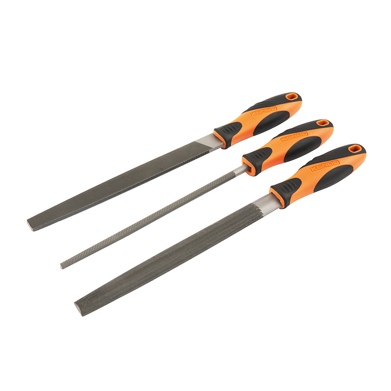 200mm Steel File Set, 3-Piece