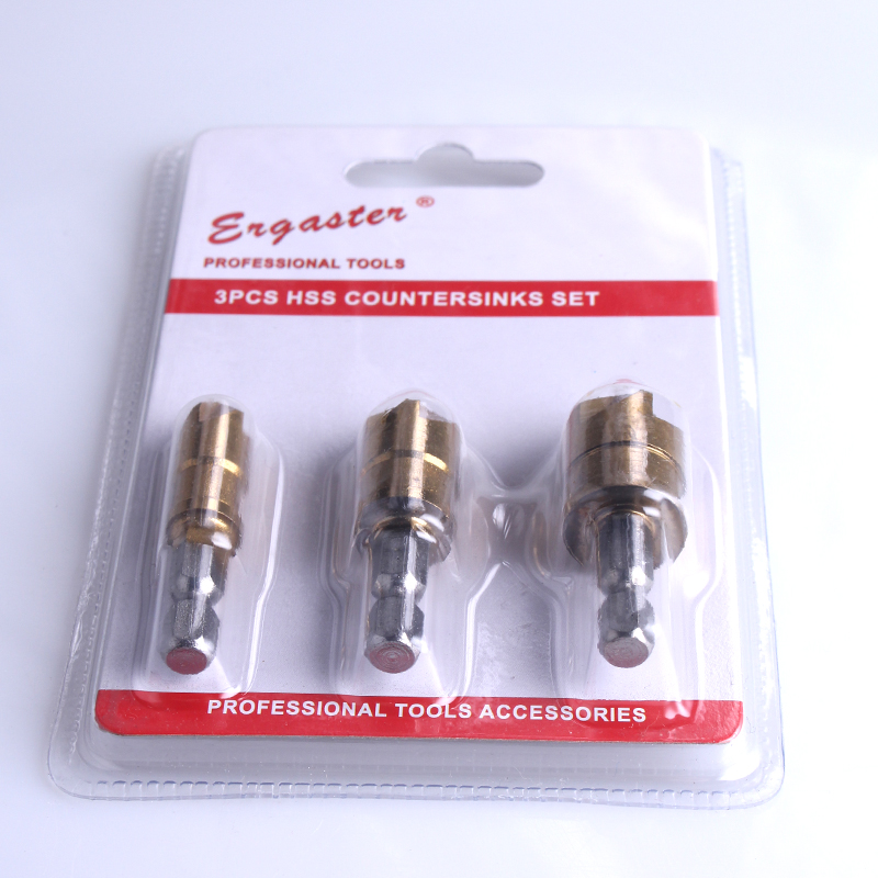 Hex Shank Countersink Drill Bit Set