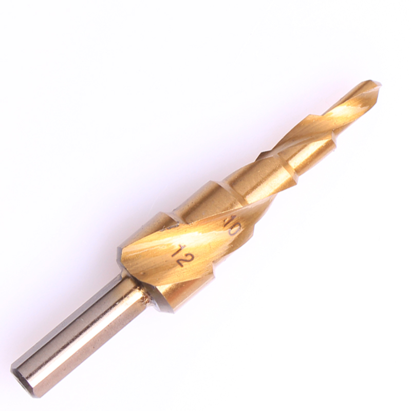 HSS Titanium Coated Step Drill Bit Set for Metal Drilling