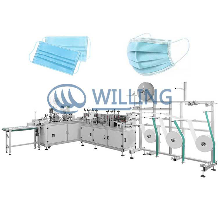 Automatic 3-Ply Mask Making Machine