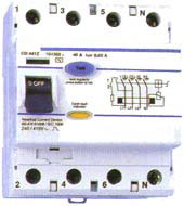 4-Pole Earth Leakage Circuit Breaker 40A