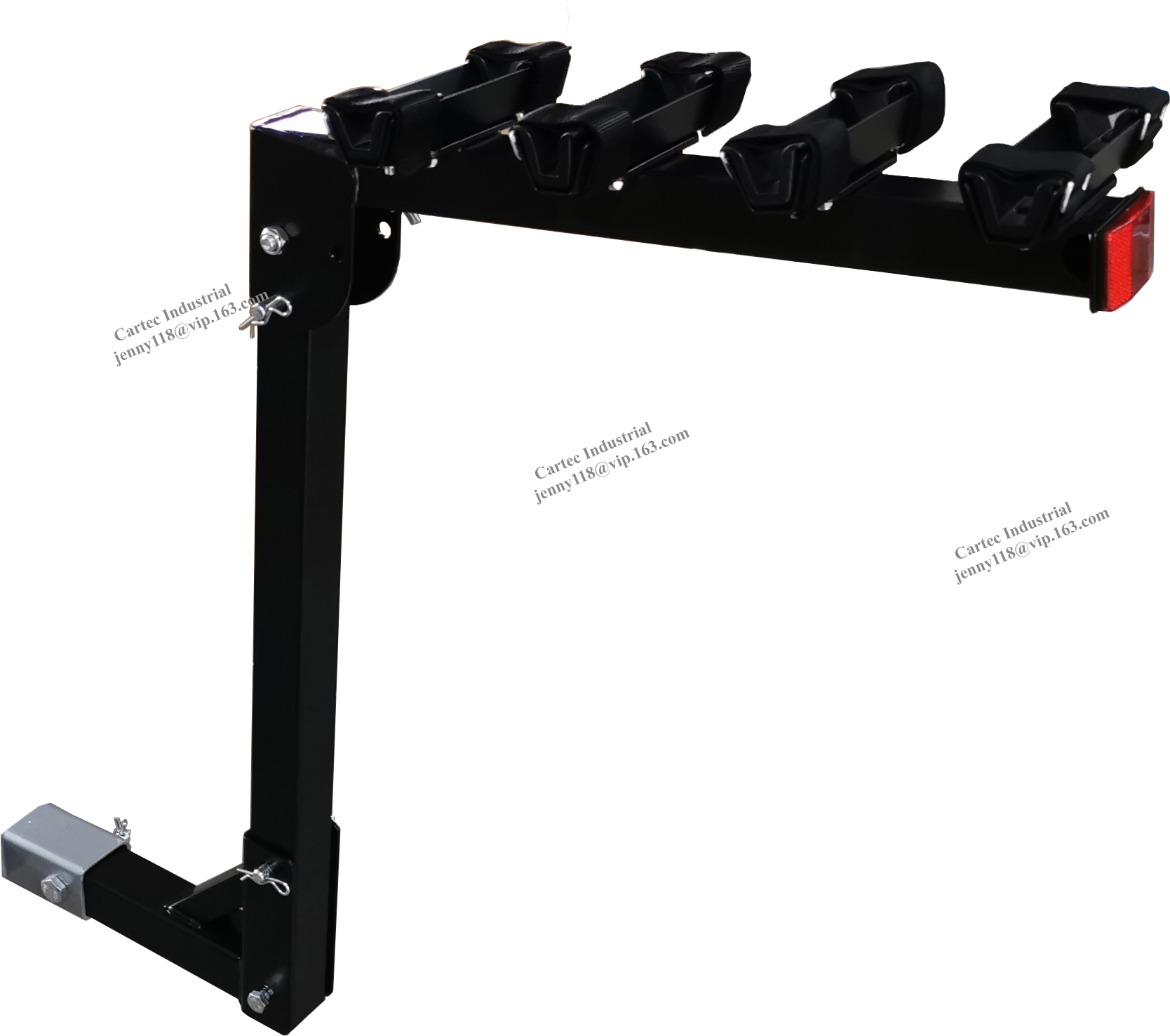 4-Bike Deluxe Hitch Mount Rack - Image 2