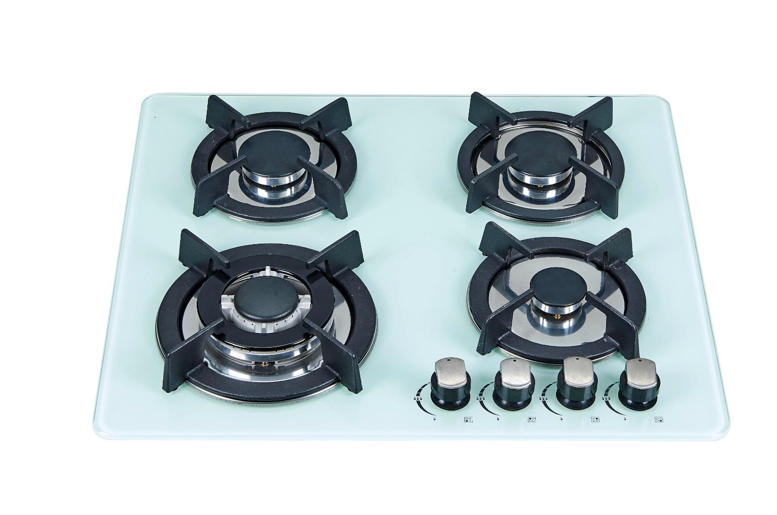 Four-Burner Color Tempered Glass Gas Hob