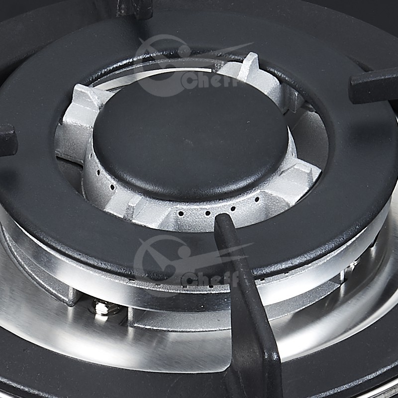 Four-Burner Stainless Steel Gas Hob