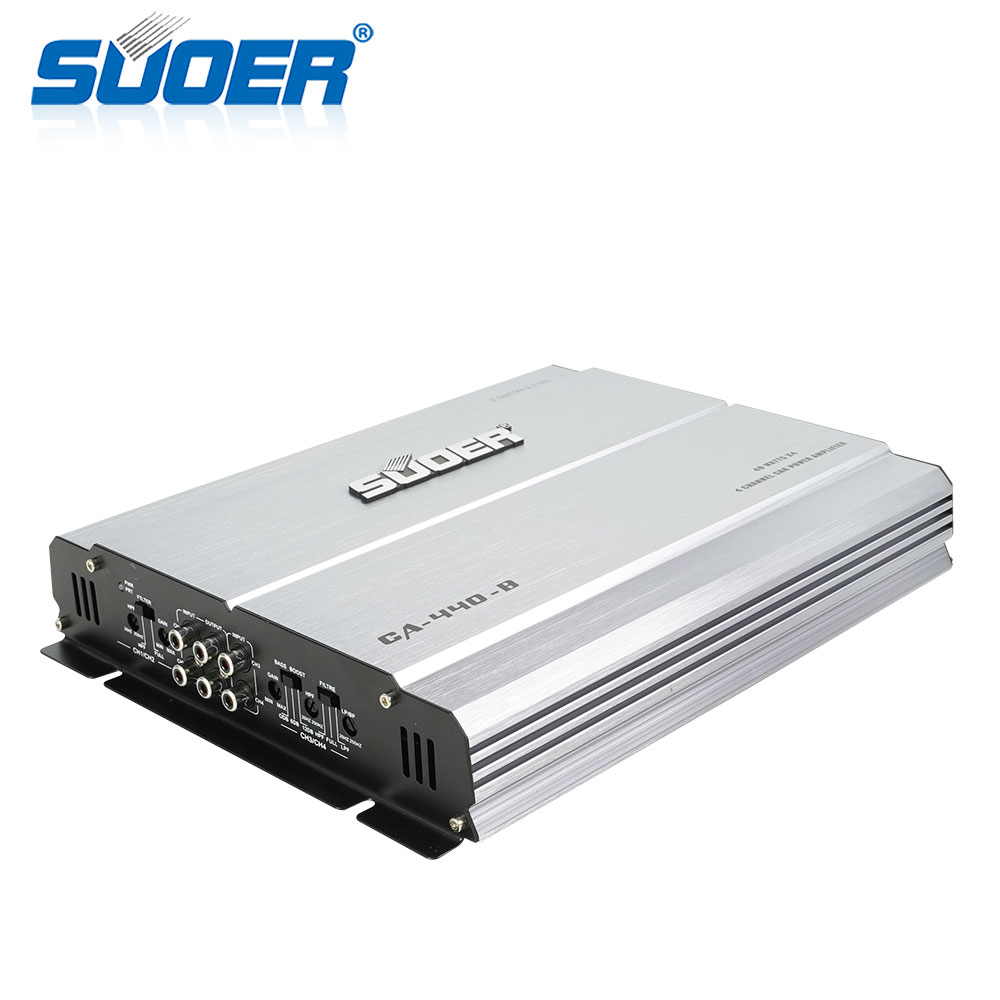 4-Channel 480W Class AB Car Amplifier