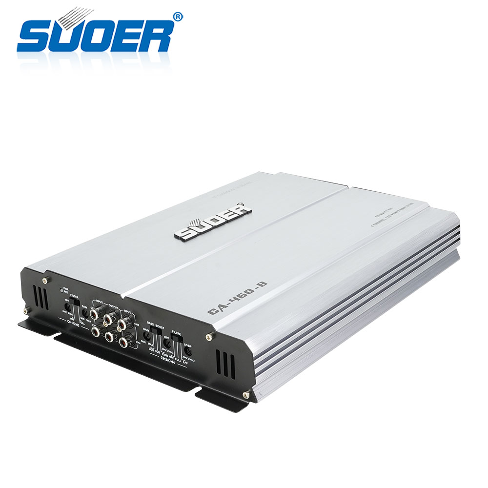600W 4-Channel Class AB Car Audio Amplifier