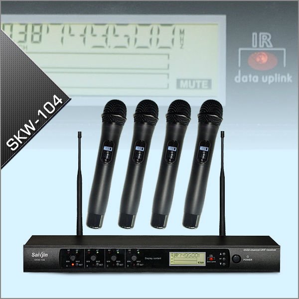 4 channel uhf wireless microphone - Image 3