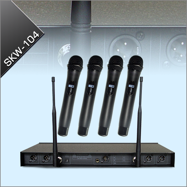 4 channel uhf wireless microphone - Image 2