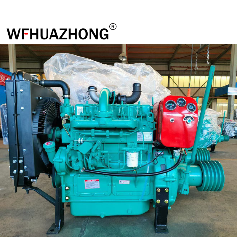 4 cylinder diesel engine 4102G 4102ZG with clutch and pulley for cement truck and pumps - Image 3