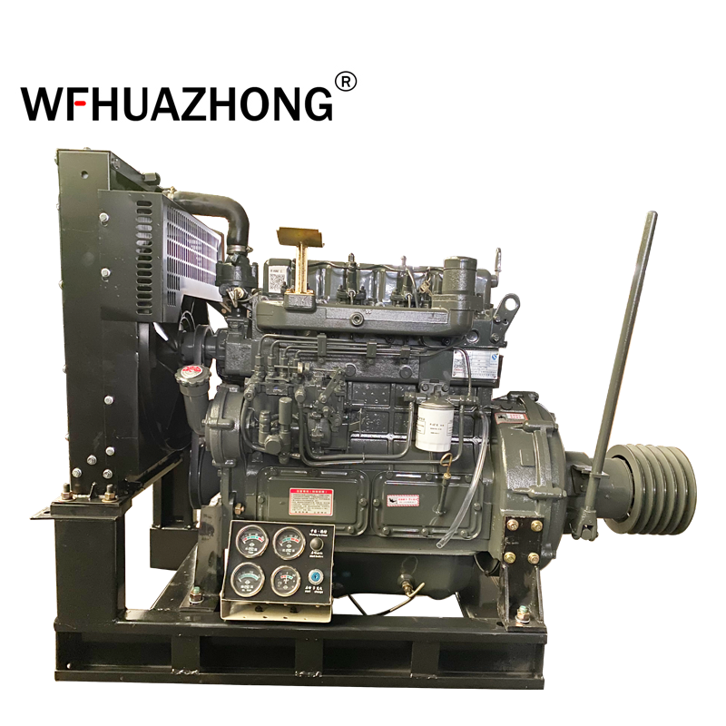 4 cylinder diesel engine 4102G 4102ZG with clutch and pulley for cement truck and pumps - Image 2