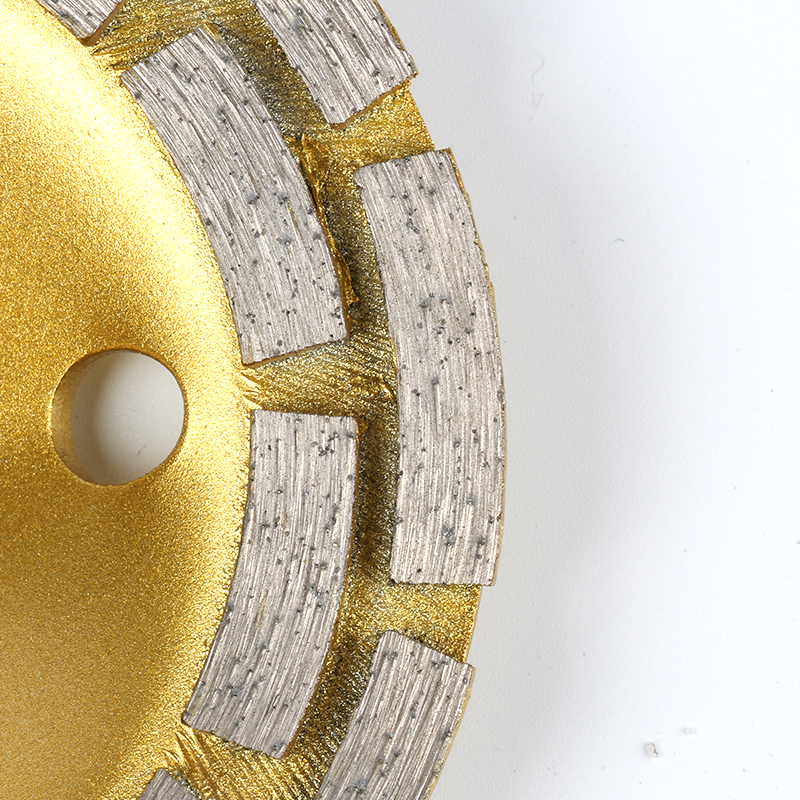 4-Inch Double Row Diamond Grinding Wheel