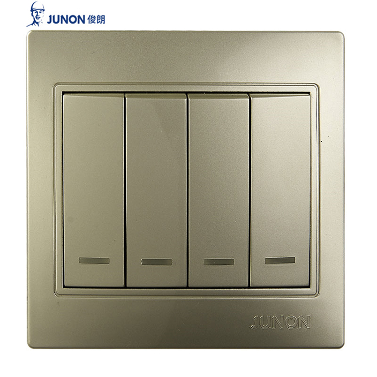 Four-Gang Rocker Wall Switch