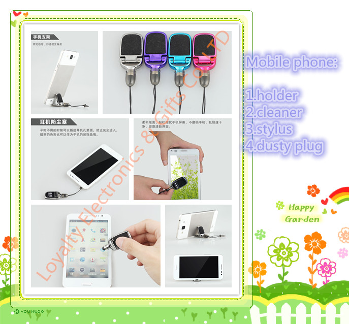 4 in 1 mobile phone stand with stylus - Image 3