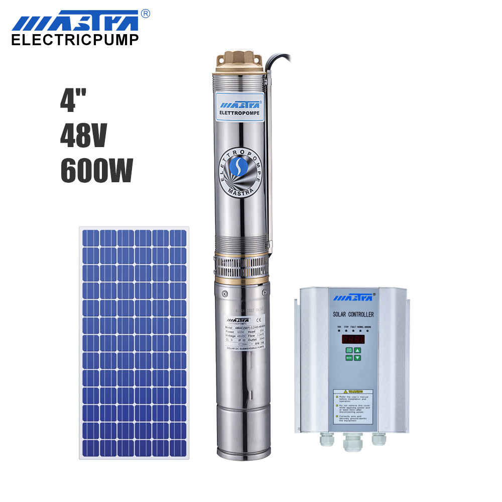 4 submersible pump 48v 600w solar DC water pump system - Image 2